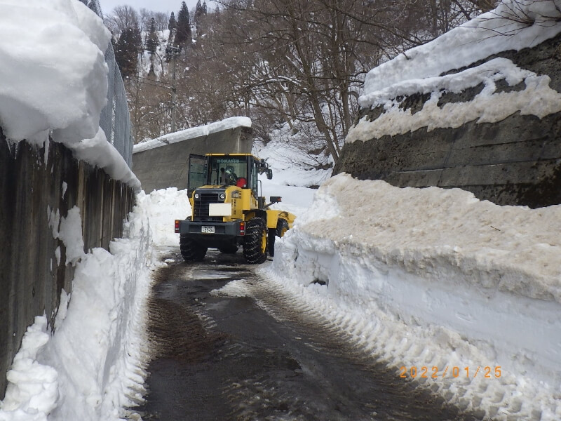 除雪作業